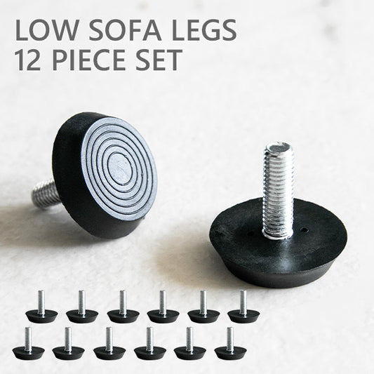 ローソファ用 脚 12本 セット (当店対象コーデュロイソファに使える)