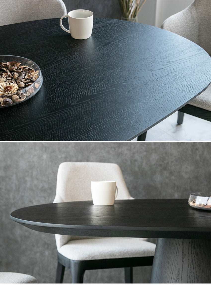 ダイニングセット 5点セット 大理石柄 セラミック ブラックオーク 4人掛け ブラック ホワイト 幅180cm