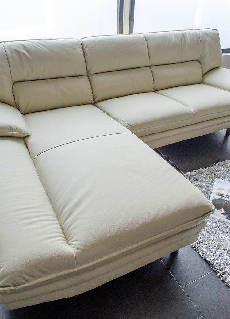 カウチソファ 本革 3人掛け レザー ブラック ホワイト キャメル 幅245cm