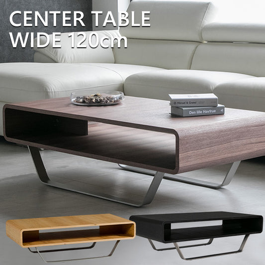 センターテーブル ウォールナット ブラックオーク ホワイトオーク 突板 ローテーブル 長方形 幅120㎝