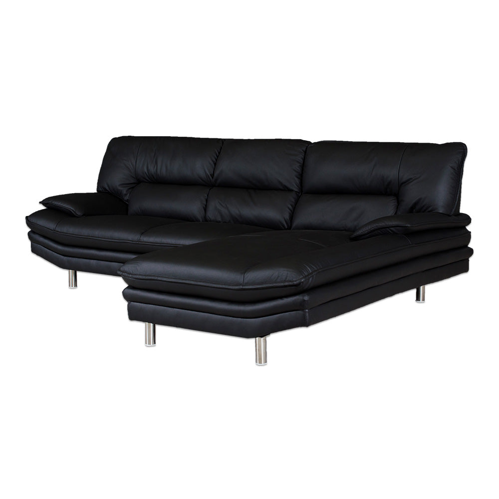 カウチソファ 本革 3人掛け レザー ブラック ホワイト キャメル 幅245cm