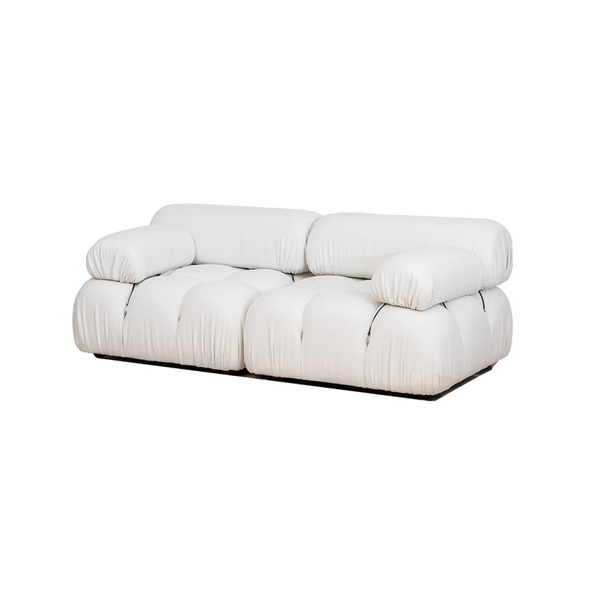 ホワイトファブリック2人掛けソファ可愛 白い imgrc0096101068.jpg