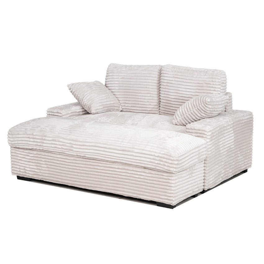 FLUFFY フラッフィー ファブリックソファ ディープソファ ソファベッド 2人掛け グレー 幅160cm