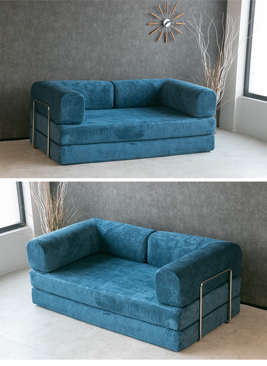 【予約注文受付中】SNOOZY スヌージーソファ ソファベッド プレイマット 2人掛け ファブリック ソファー 幅180cm/幅150cm