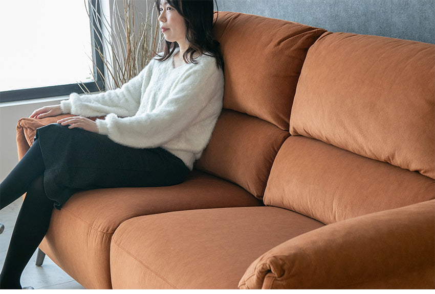 電動 リクライニング ソファ ファブリック 3人掛け キャメル USB 充電 幅200cm