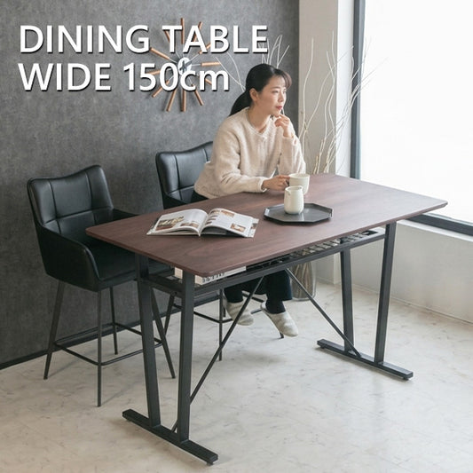 ダイニングテーブル 単品 4人掛け ハイテーブル ハイタイプ バーテーブル カウンターテーブル 150cm
