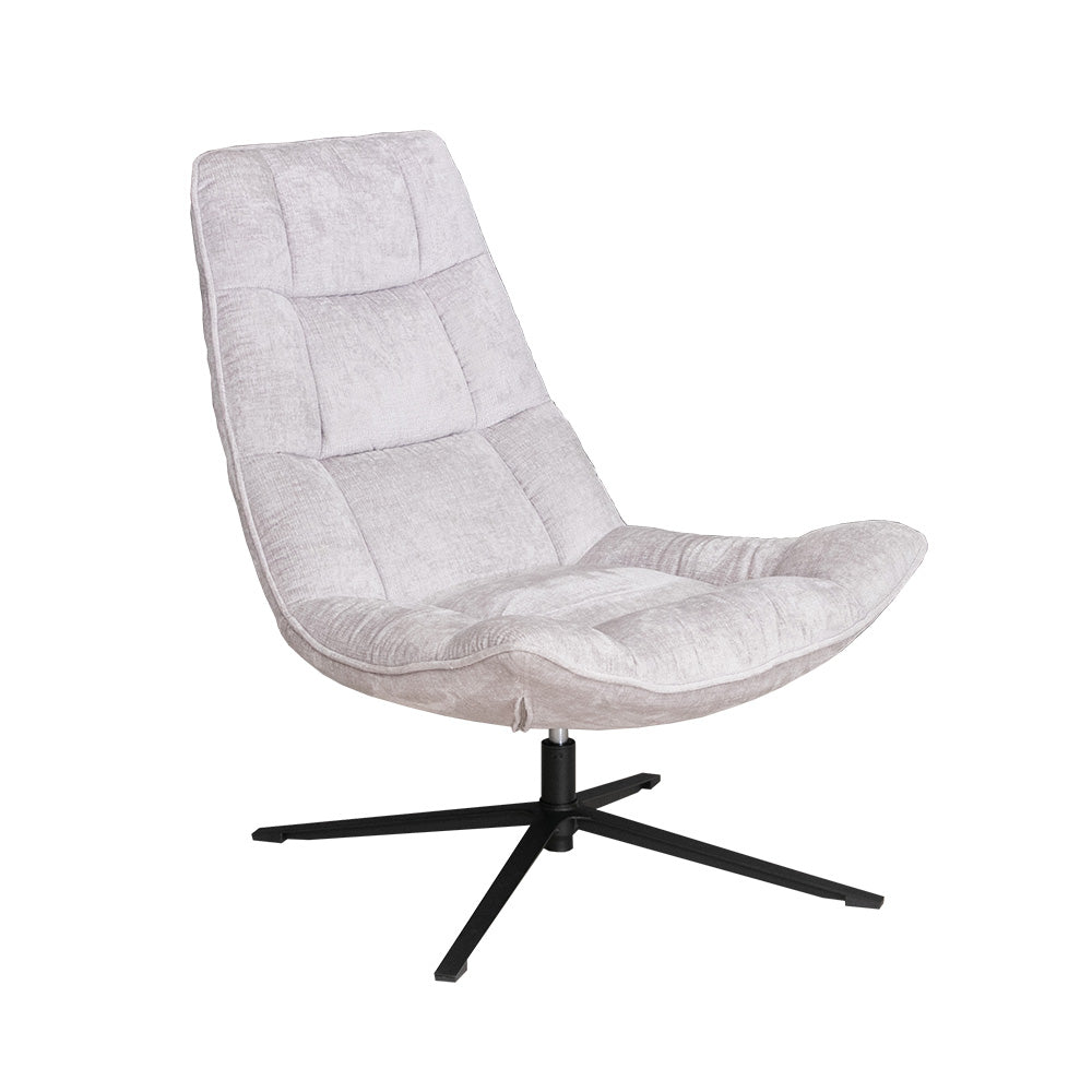 lushroom ラウンジチェア 1人掛け ファブリック グレー ダークグレー