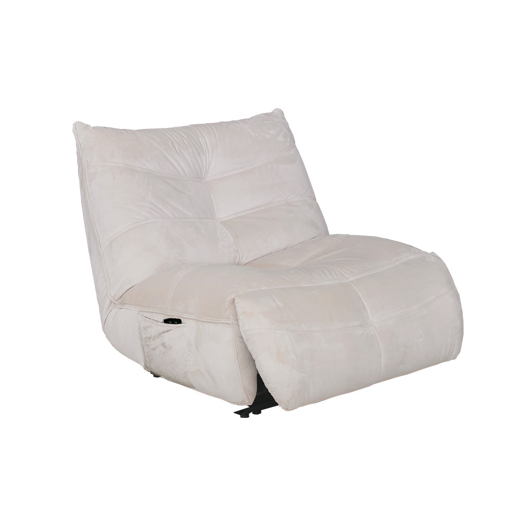 ラッシュルーム　1人用リクライニングチェア lushroom 電動 リクライニングチェア ファブリック パーソナル