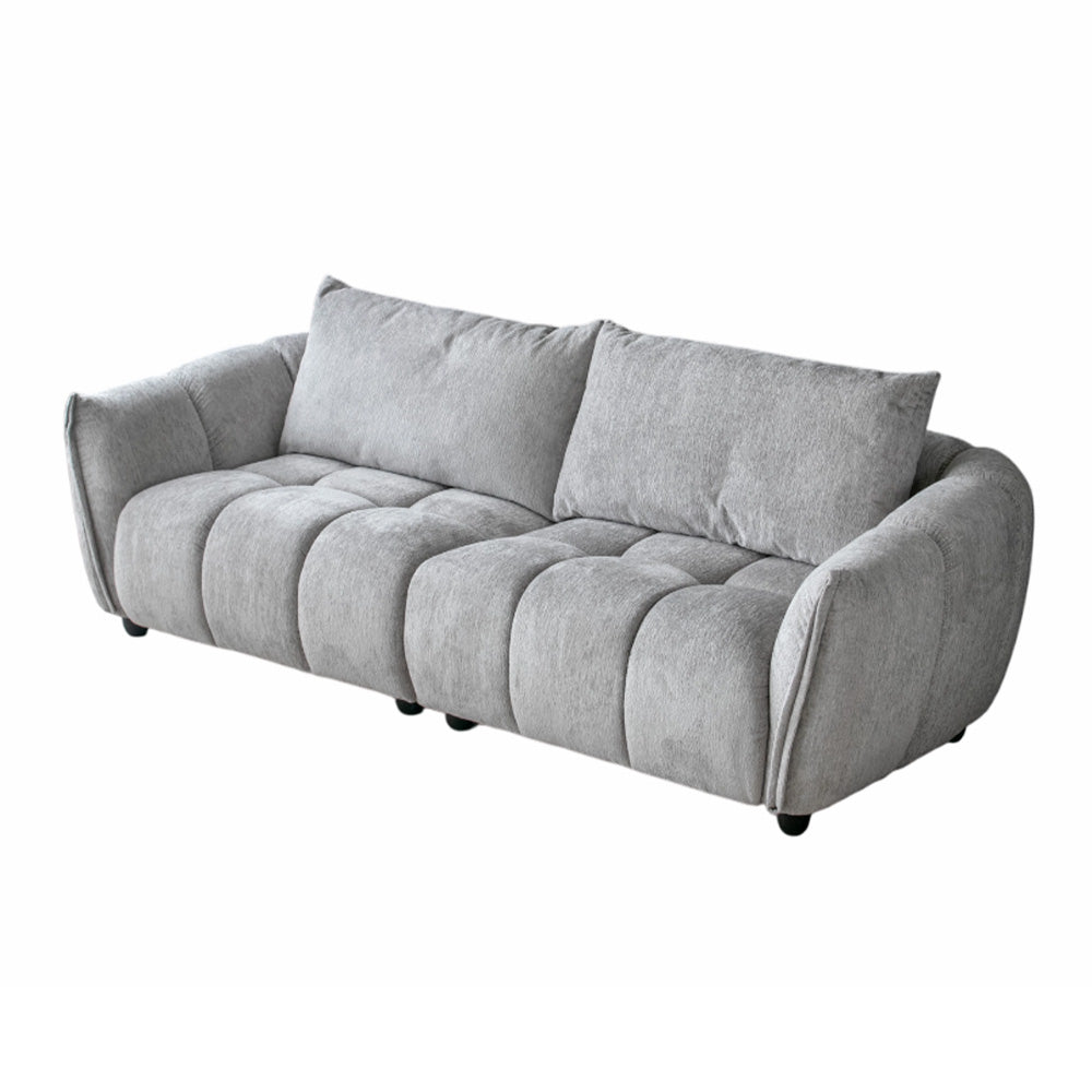 lushroom ソファ 3人掛け ファブリック セパレート グレー