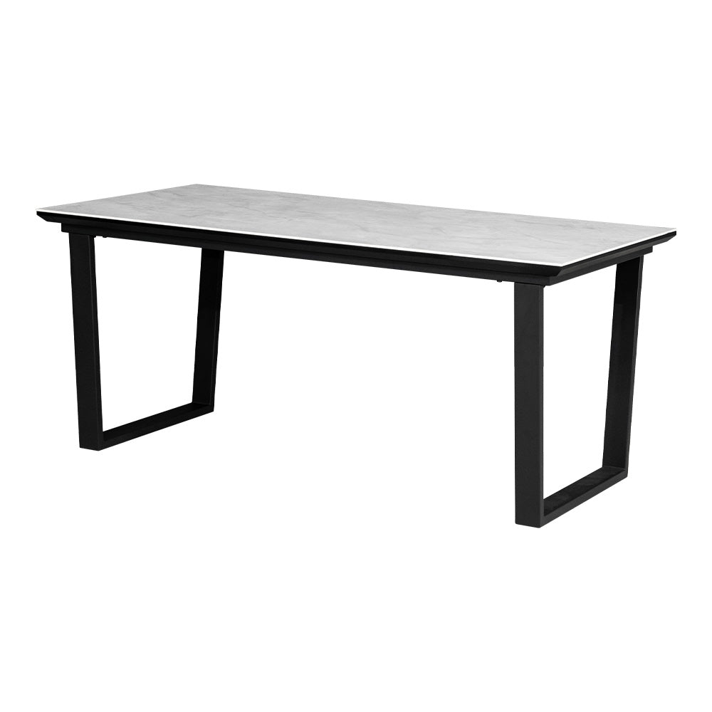 lushroom ダイニングテーブル 160×80cm 4人掛け 大理石柄 セラミック