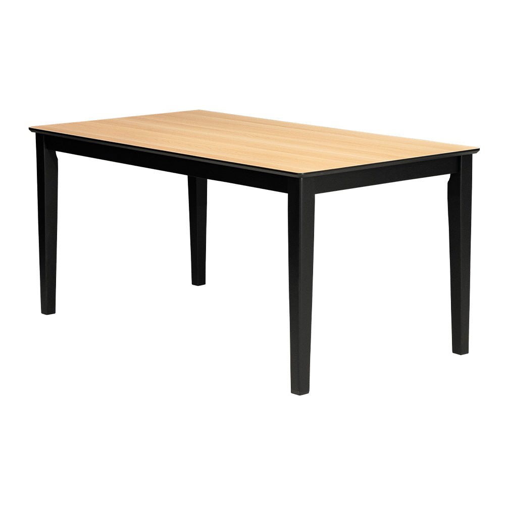 ダイニングテーブル 150×80cm メラミン 4人掛け ブラウン ナチュラル ホワイト グレー