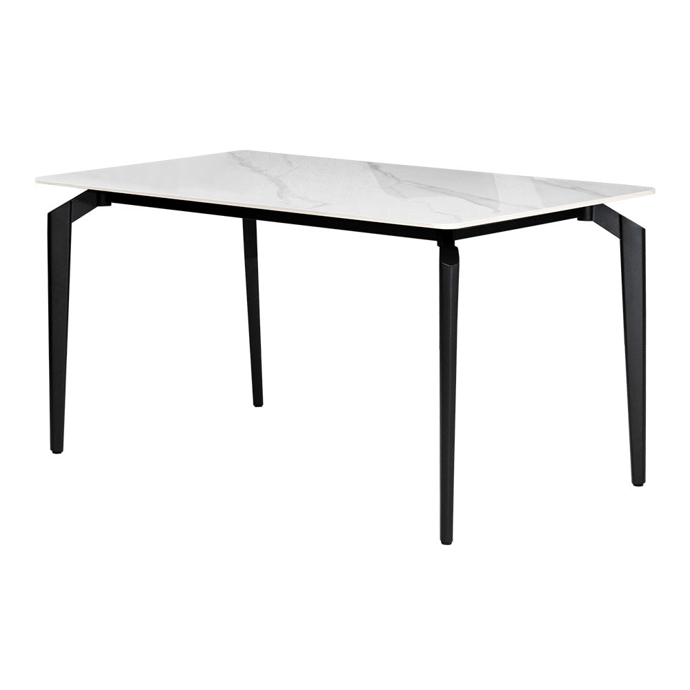 lushroom ダイニングテーブル 140×80cm 4人掛け セラミック スチール脚