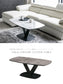 センターテーブル セラミック 大理石柄 ホワイト ブラック グレー ハイタイプ  幅120㎝
