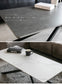 センターテーブル セラミック 大理石柄 ローテーブル アジャスター付き 長方形 幅120㎝