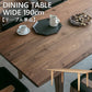 ダイニングテーブル 190×85～90cm 6人掛け ウォールナット アッシュ 無垢材 突板