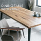 ダイニングテーブル 200×90cm 6人掛け オーク ラバーウッド 無垢材 ブラウン ナチュラル