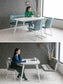 ダイニングテーブル 150×80cm 4人掛け セラミック 大理石柄 ホワイト