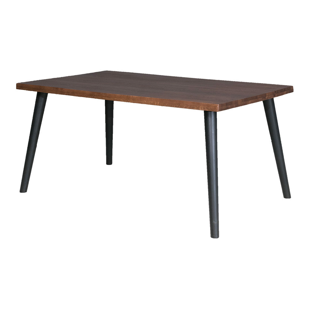 ダイニングテーブル 200×90cm 6人掛け オーク ラバーウッド 無垢材 ブラウン ナチュラル