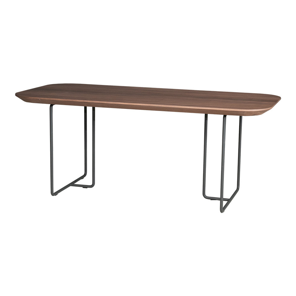 lushroom ダイニングテーブル 180×85cm 6人掛け ウォールナット 突板