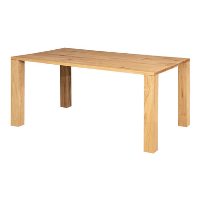 ダイニングテーブル 4人掛け 天然木 無垢 オーク ナチュラル 長方形 幅150cm
