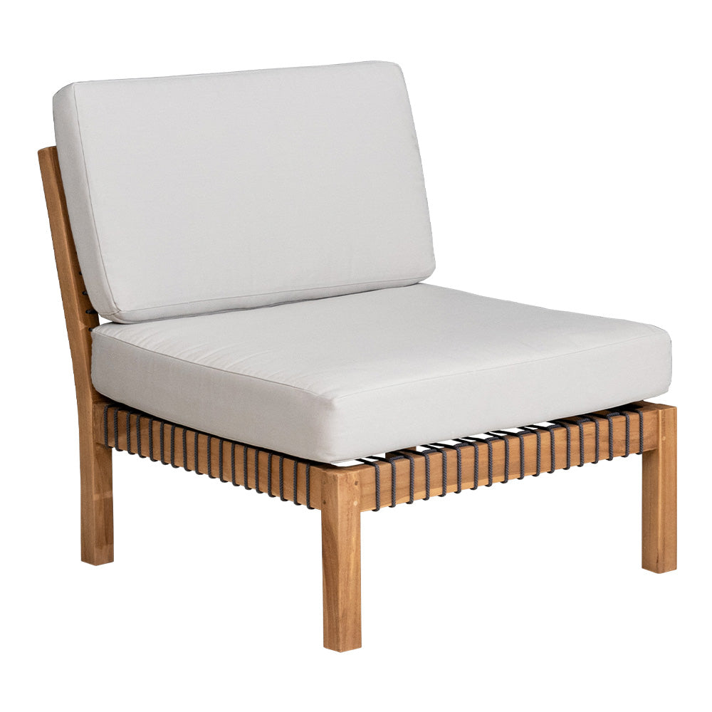 lushroom ガーデンソファ コーナーソファ 1人掛け チーク 無垢材 撥水